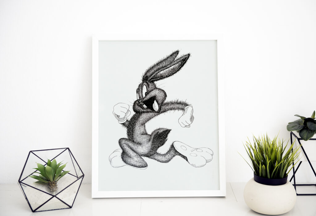 Illustration - agence - dessin - Sweat - cominbox - communication - angers - design - graphique - Bugs Bunny