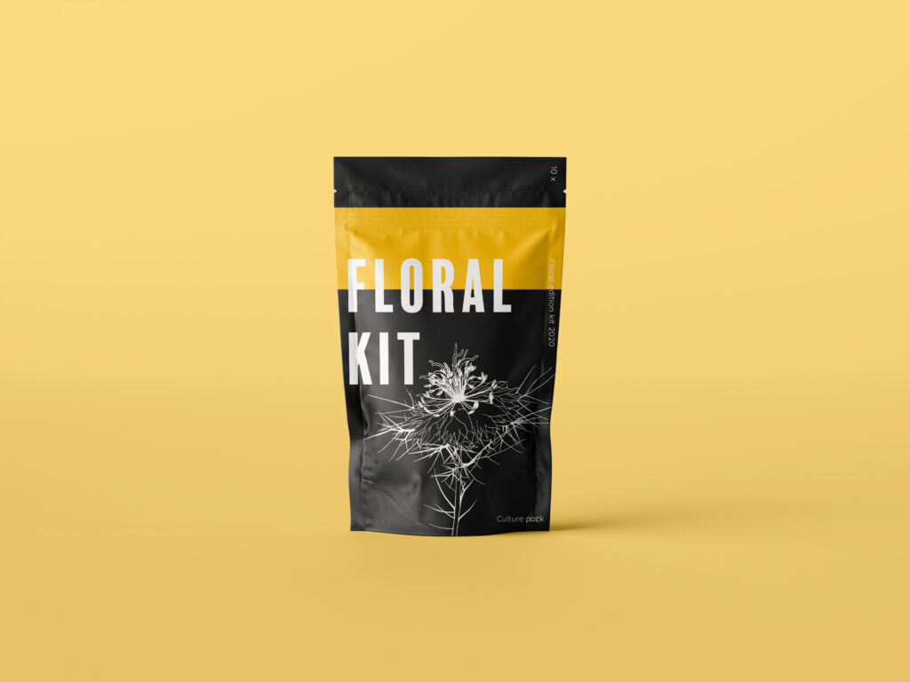 kit floral - cominbox - agence - communication - angers - design - graphique - packaging